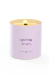 Spoken Flames Spring Reset Candle In Lavender
