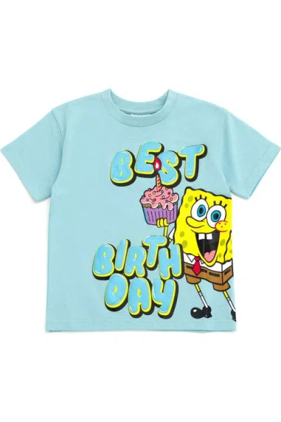 Spongebob Squarepants Kids'  Birthday T-shirt In Blue