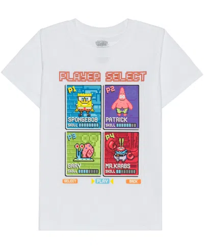 Spongebob Squarepants Kids' Boys 5-20 Short-sleeve T-shirt In Animal Print
