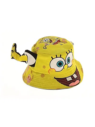 Pre-owned Spongebob Squarepants Kids' Bucket Hat In Yellow