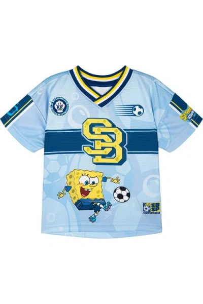 Spongebob Squarepants Kids'  Soccer Jersey In Blue