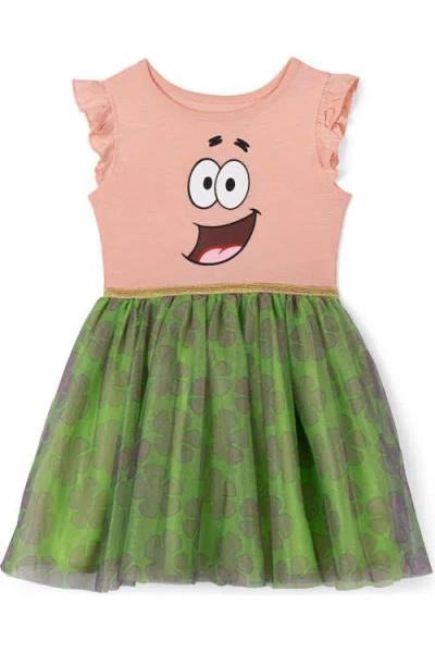 Spongebob Squarepants Kids'  Tutu Dress In Multi