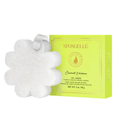 Spongelle Daisy Collection Boxed White Flower - Coconut Verbena