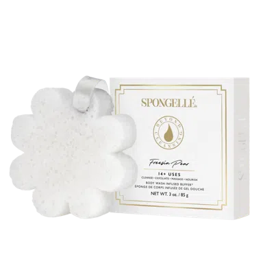 Spongelle Daisy Collection Boxed White Flower Freesia Pear