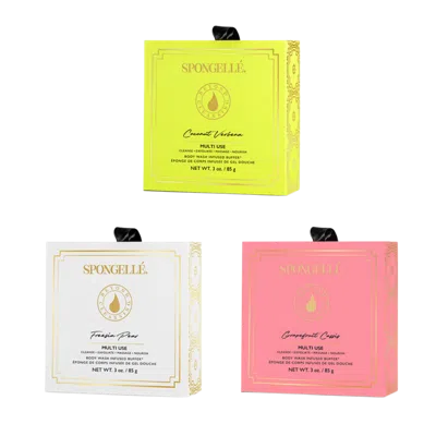 Spongelle Fruity Boxed Flower Set In Transparent