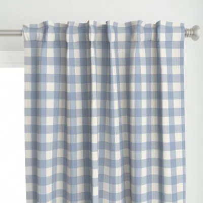Spoonflower 1.5" Buffalo Plaid Soft Curtain Panel