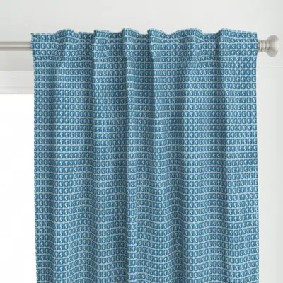 Spoonflower 1840 British Two Pence Curtain Panel