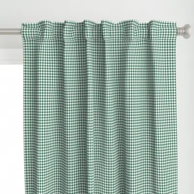 Spoonflower 1930s Soft Green And Curtain Panel