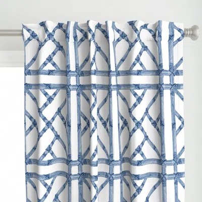 Spoonflower 24" Chinese Chippendale Curtain Panel