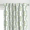 Spoonflower 3 Strawberry Stripe Light Curtain Panel