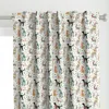 Spoonflower 8" Patchwork Dogs Curtain Panel