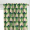 Spoonflower Aara 2 - Lime Curtain Panel