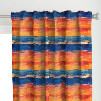 Spoonflower Abstract Sunset Curtain Panel