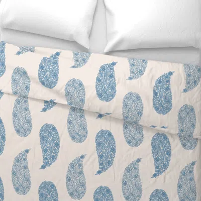 Spoonflower Ac2526ahalf Filled Paisley Pattern 12in Wide Cotton Sateen 3.5 oz 26" X 20" Standard Knife Edge