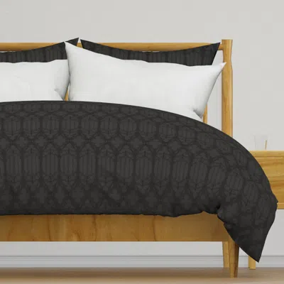 Spoonflower Alternating Gothic Diamonds In Duvet Cover
