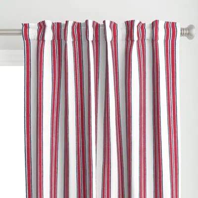 Spoonflower Americana Anderson Stripe Curtain Panel
