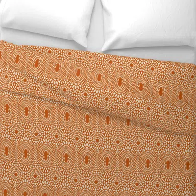 Spoonflower Arches-cinnamon Wide Cotton Sateen 3.5 oz 26" X 20" Standard Knife Edge