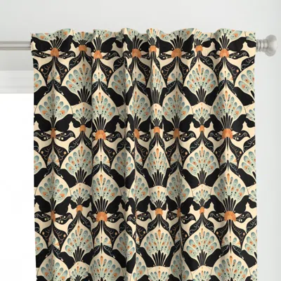Spoonflower Art Deco Abstract Design Curtain Panel