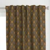 Spoonflower Art Deco Pineapple - Curtain Panel