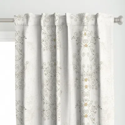 Spoonflower Art Nouveau Chic Meets Curtain Panel