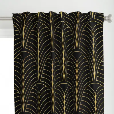 Spoonflower Art Nouveau Curtain Panel