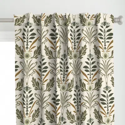 Spoonflower Art Nouveau - Extra Large Curtain Panel