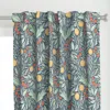 Spoonflower Astrid (blue) Curtain Panel