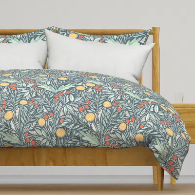 Spoonflower Astrid (blue) Duvet Cover