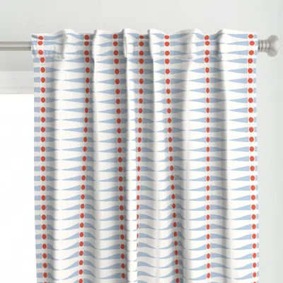 Spoonflower Backgammon Mid Century Curtain Panel