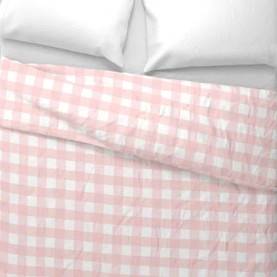 Spoonflower Ballet Slipper 1.5" Buffalo Plaid Wide Cotton Sateen 3.5 oz 26" X 20" Standard Knife Edge