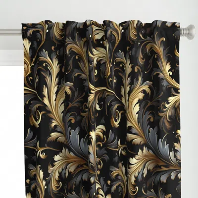 Spoonflower Baroque Elegance Curtain Panel