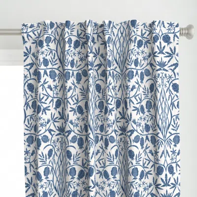 Spoonflower Baroque Pomegranates - Curtain Panel