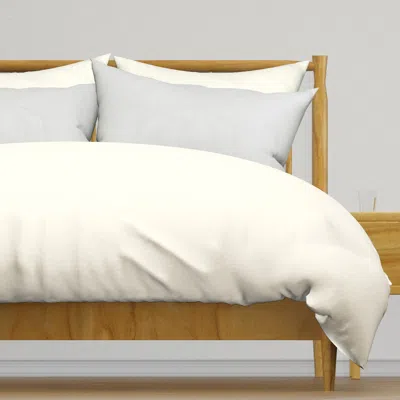 Spoonflower Basic Off-white Solid Color ( Duvet Cover