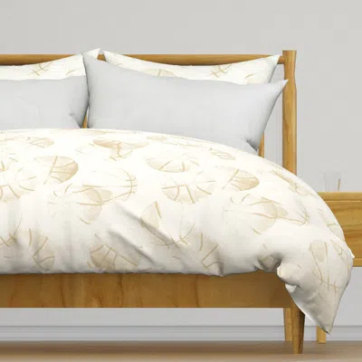 Spoonflower Basketball X-ray Straw Harvest Duvet Cover