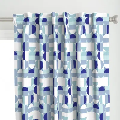 Spoonflower Bauhaus Minimal Semi Curtain Panel