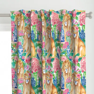 Spoonflower Be My Valentine Curtain Panel