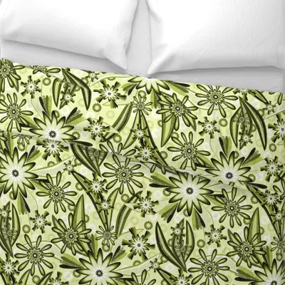 Spoonflower Beautiful In Green King Pillow Sham