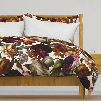 Spoonflower Bed Of Roses Duvet Cover