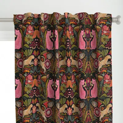 Spoonflower Big Cats Jumbo Curtain Panel