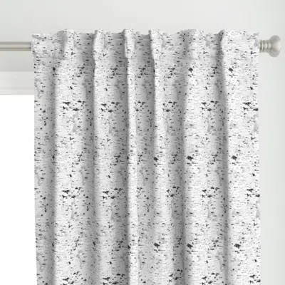 Spoonflower Birch Bark Curtain Panel