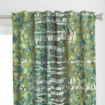 Spoonflower Birch Forest Curtain Panel