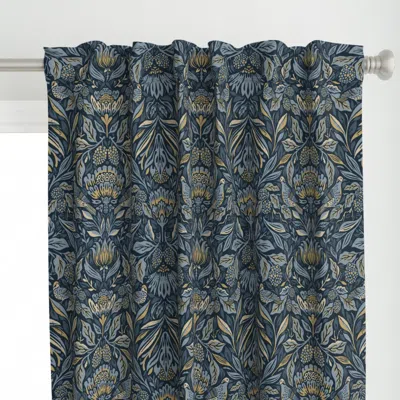 Spoonflower Birds In Magical Garden - Curtain Panel