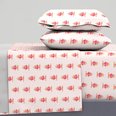 Spoonflower Birthday Suit Queen Sheet Set