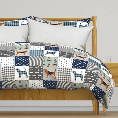 Spoonflower Bloodhound Pet Quilt B Dog Duvet Cover
