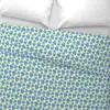 Spoonflower Blue Hydrangeas (small) King Pillow Sham