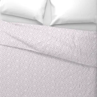 Spoonflower Blue Willow Sea Lilac Euro Pillow Sham