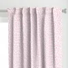Spoonflower Blush Leopard Print Pink Curtain Panel