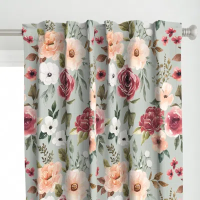 Spoonflower Blush Pink Felicity Curtain Panel