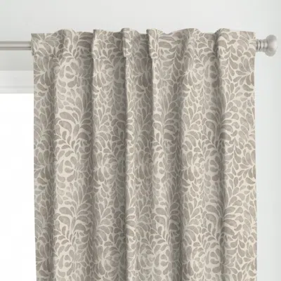 Spoonflower Boho Jungle Mushroom And Curtain Panel