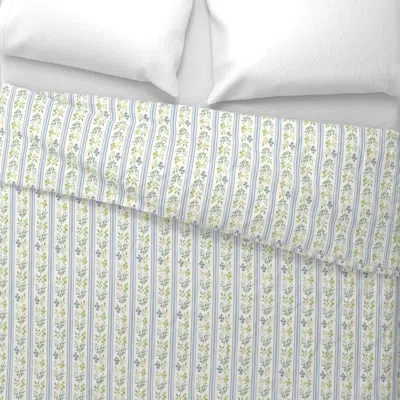 Spoonflower Boho Watercolor Stripes Wide Cotton Sateen 3.5 oz 26" X 20" Standard Knife Edge